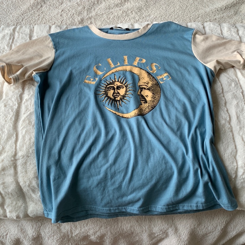 BLUE BASEBALL ECLIPSE T-SHIRT